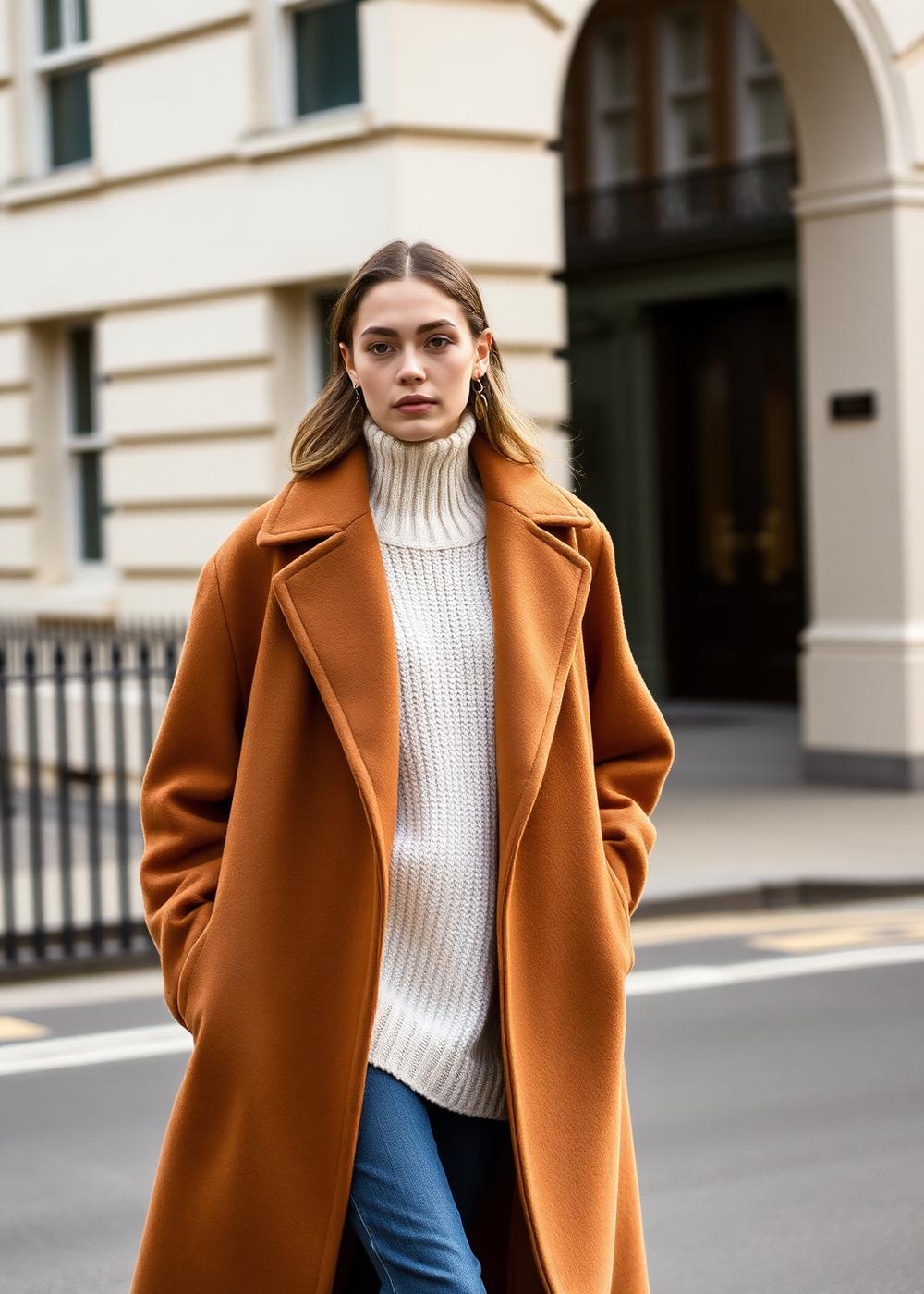 Camel Wool Coat